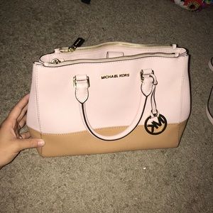 Pink Michael Kors purse